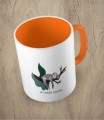 Pomarańczowy kubek my inner animal