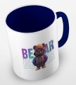 kolorowy kubek teddy bear in holographic jacket - granatowy.jpg