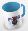 kolorowy kubek teddy bear in holographic jacket - błękitny.jpg