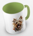 kolorowy kubek yorkshire terrier - jasnozielony.jpg