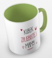 kolorowy kubek z hasłem - kubek zajebistej mamy - jasnozielony.jpg