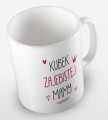 kolorowy kubek z hasłem - kubek zajebistej mamy - biały.jpg