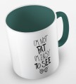 kolorowy kubek z  hasłem i am not fat, i am easy to see - ciemnozielony.jpg