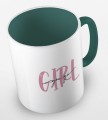 kolorowy kubek z hasłem you go girl - kolor ciemnozielony.jpg