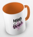 kolorowy kubek z hasłem mama of drama - kolor pomarańczowy.jpg