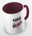 kolorowy kubek z hasłem mama of drama - kolor bordowy.jpg