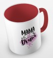 kolorowy kubek z hasłem mama of drama - kolor czerwony.jpg