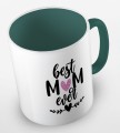 kolorowy kubek z hasłem best mom ever - super mama - kolor ciemnozielony.jpg