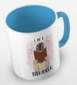 kolorowy kubek - I am a bookaholic - kolor błękitny.jpg