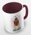 kolorowy kubek - I am a bookaholic - kolor bordowy.jpg