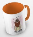 kolorowy kubek - I am a bookaholic - kolor pomarańczowy.jpg
