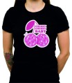 Czarna damska koszulka cherry cherry baby