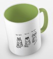 kolorowy kubek zabawne koty - kolor jasnozielony.jpg