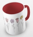 kolorowy kubek - flowers - z kwiatami - kolor czerwony.jpg