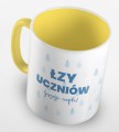 kolorowy kubek z hasłem - łzy uczniów zbierane przez pana profesora - kolor żółty.jpg