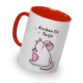 kolorowy kubek z hasłem - kocham cię Twoja myszka - czerwony kolor kubka.jpg