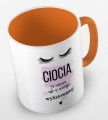kolorowy kubek z hasłem - ciocia to mama, ale w wersji wyluzowanej - kolor pomarańczowy.jpg
