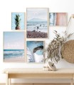 Zestaw plakatów zawierający fotografię "Brzeg oceanu - Breathe"
