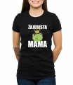 Czarna damska koszulka żajebista mama