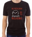 Czarna męska koszulka nie przeklinam