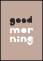 Plakat "dzień dobry"