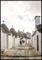 Plakat kamienne trullo w Alberobello