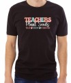 Czarna męska koszulka teachers plant seeds