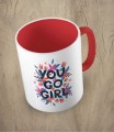 Czerwony kubek you go girl