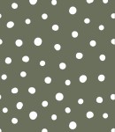 Próbka tapety kropki na zielonym tle