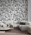 Tapeta abstract face