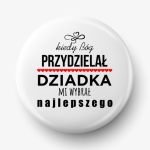 Button Bóg wybrał dziadka