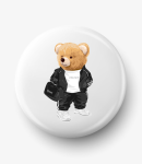 Button bear doll sport