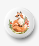 Button lis na polanie