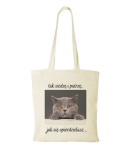 Torba bawełniana tak siedzę i patrzę