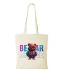 Torba bawełniana teddy bear in holographic jacket