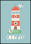 Plakat latarnia morska
