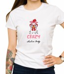 Koszulka crazy chicken lady