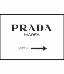 Plakat Drogowskaz na Prada Marfa