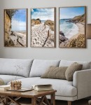 Zestaw plakatów wybrzeża nad Bałtykiem