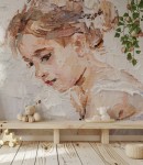 Fototapeta a little cute girl