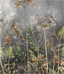 Próbka tapety dried flowers