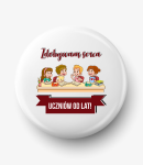 Button zdobywam serca uczniów