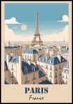 Plakat retro Paris