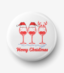 Button świąteczne wino