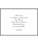 Plakat Sukces - z sentencją Coco Chanel