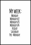 Plakat my week