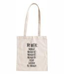 Torba bawełniana my week