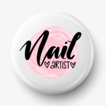 Button nail artist