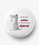 Button jestem jak wino
