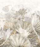 Próbka tapety lotus leaves and flowers